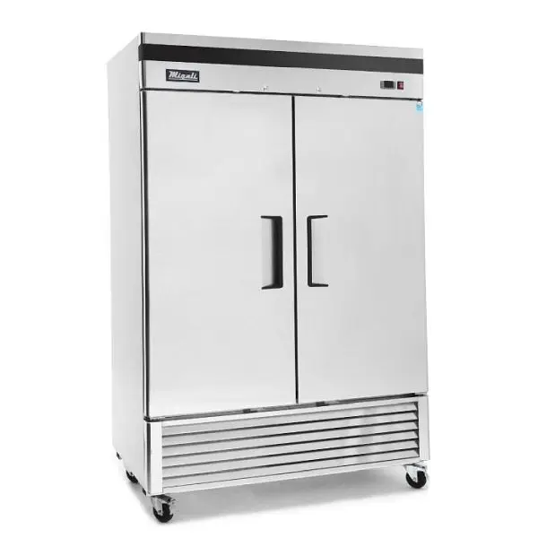 Migali 2 Door Reach- Refrigerator, 54.4"x31.5"x83.2" (WxDxH), All natural, R290, Lift Gate included, C-2RB-...