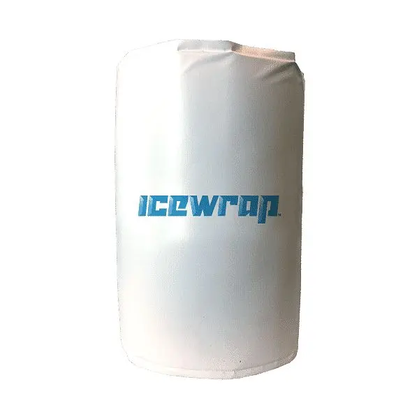 North Slope Chillers Insulated 15-Gallon Drum Cooling Ice Wrap Blanket, Incorporates (12) Ice Packs, PBICE15IP