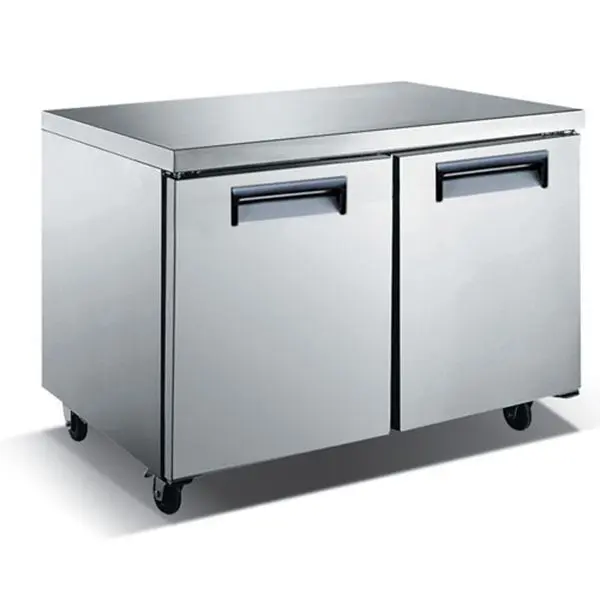 U-Star Solid Door Undercounter Refrigerator - 48", 2 Door, USUCRF-48