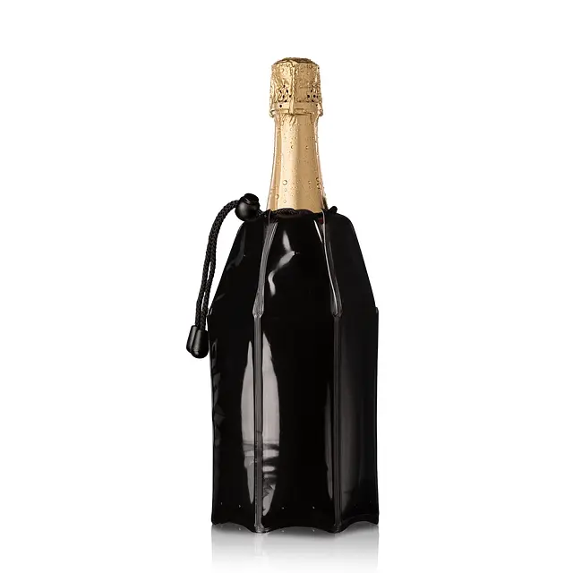 Vacu Vin Active Cooler Champagne, Black, ABS Stopper, 38856606