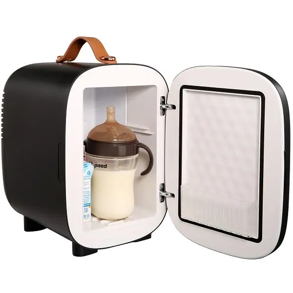 VEVOR Mini Fridge, 4 Liter/6 Can Small Refrigerator Beverage Skincare & Cosmetic, MNBXHSSLPTM4LMFLZV1