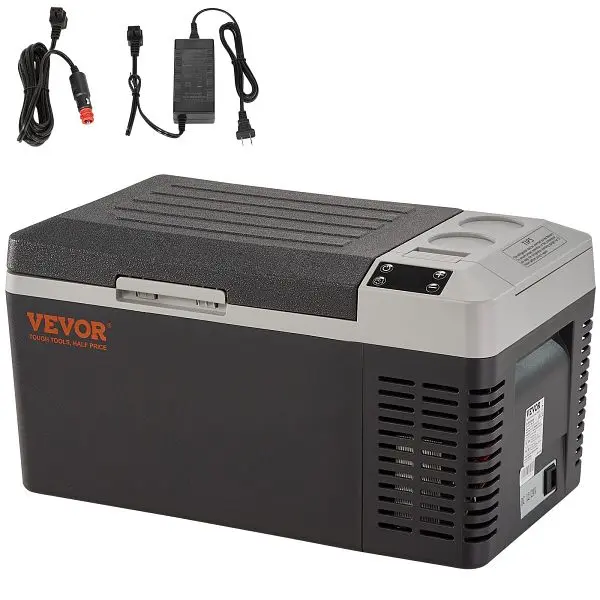 VEVOR Multipurpose Car Refrigerator, 12 Volt Car Refrigerator Fridge, 21 QT/20 L Single Zone Travel-friendly Freezer, WLCG...
