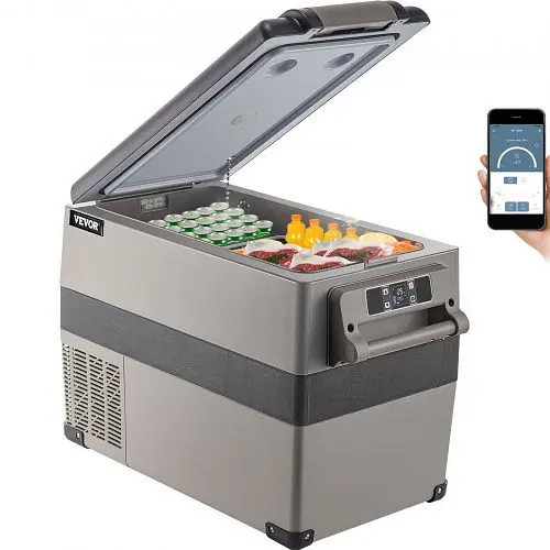 VEVOR Non-Toxic 12 Volt Refrigerator 45L(48qt) Fast Cooling Travel-friendly Freezer, BXYSSCZSH-CF45001V1