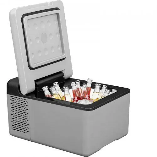 VEVOR 12 Volt Car Refrigerator Travel-friendly Freezer 10Qt Camping Compressor Cooler, FTBZJPE9L110V2L4JV1