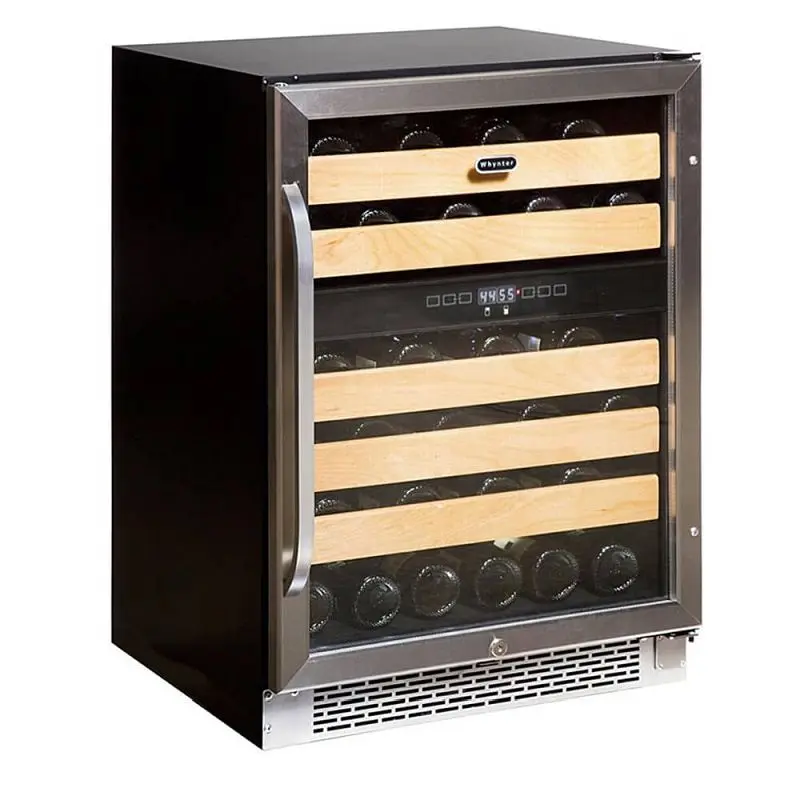Whynter 46 bottle Dual Temperature Zone Constructed- Wine Refrigerator, BWR-462DZ