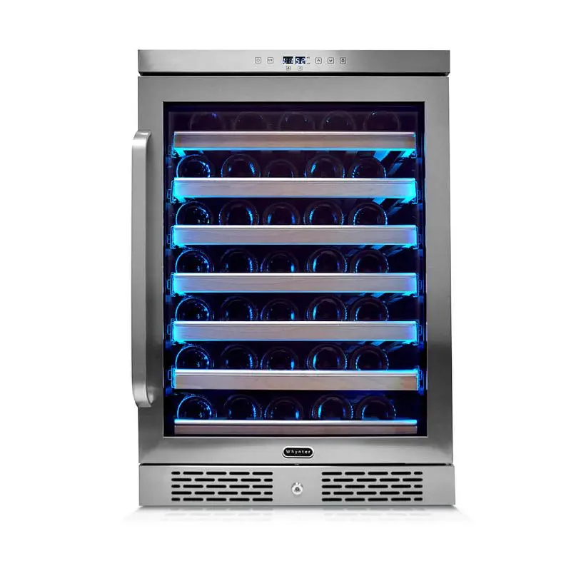 Whynter Elite Spectrum Lightdemonstrate 54 Bottle Stainless Alloy Steel 24 inch Constructed- Wine Refrigerator, BWR-545XS