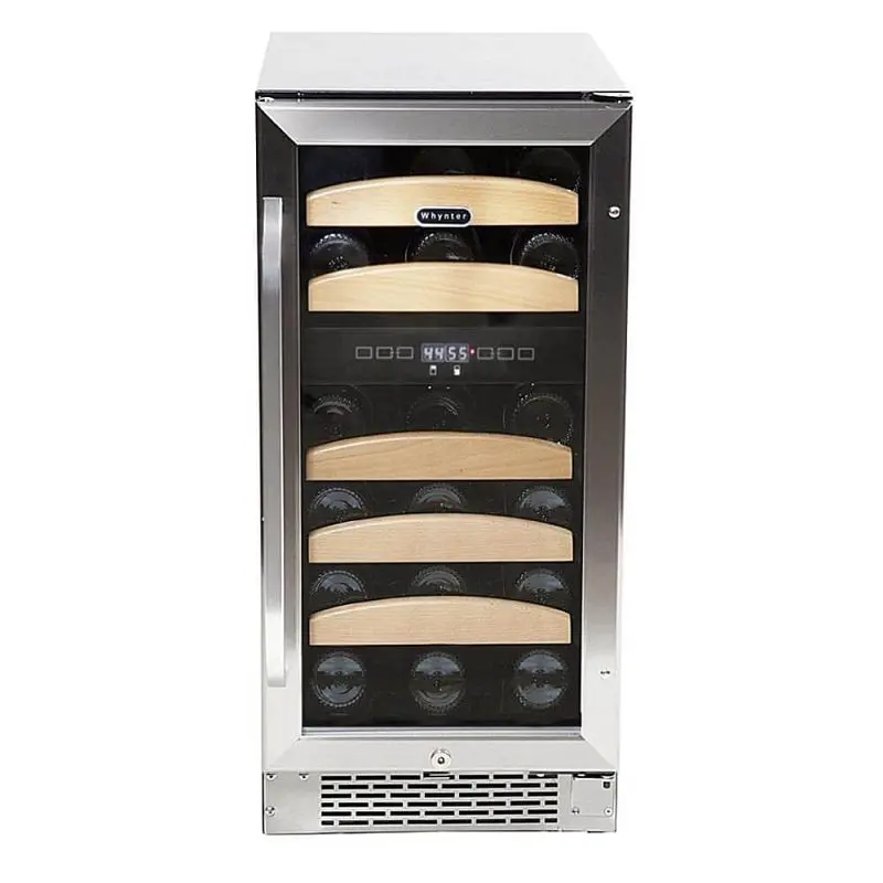 Whynter Heavy 28 bottle Dual Temperature Zone Constructed- Wine Refrigerator, BWR-281DZ
