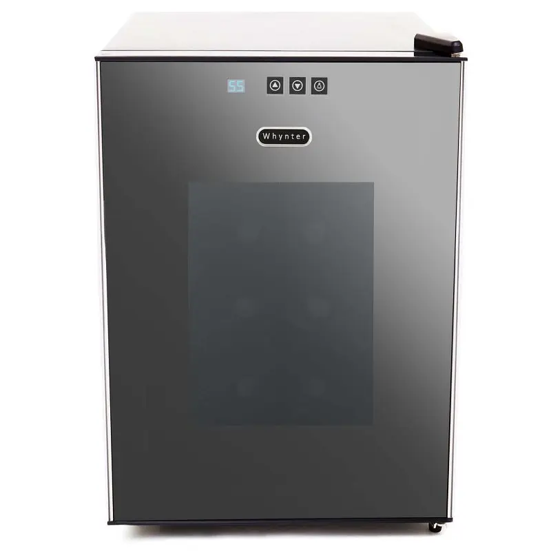 Whynter 20 Jug Freestanding Thermoelectric Wine Cooler Mirror Glass Door, WC-201TD