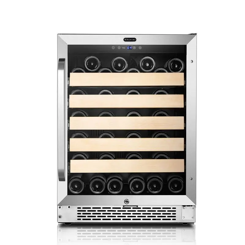 Whynter Small 24" Constructed- Stainless Steel 54 Bottle Wine Refrigerator Coole, BWR-541STS