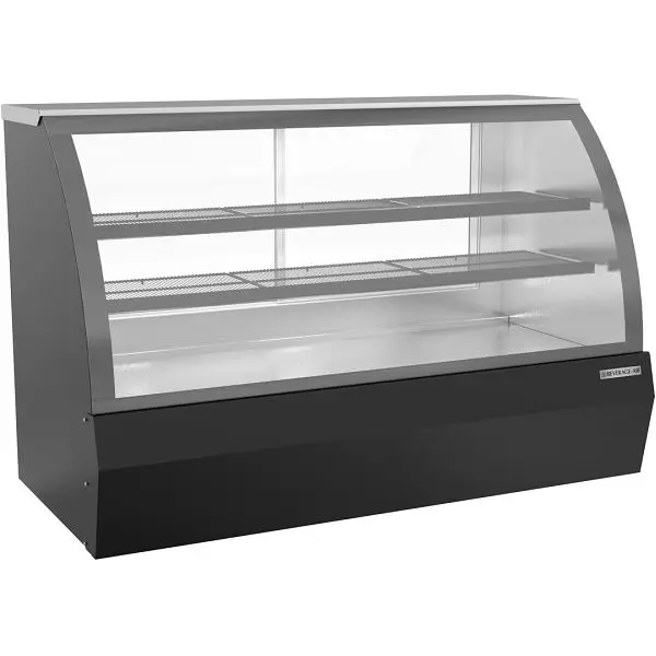 Beverage-Air Deli/Bakery Dry Case, black, Exterior Dimensions: WxDxH: 73 11/16” X 35 47/64” X 48 9/16”, CDR6HC-1-B-D