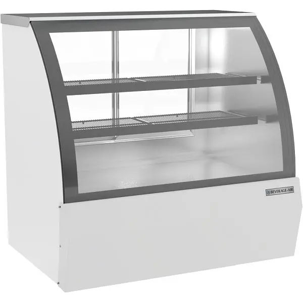Beverage-Air Sleek Deli/Bakery Dry Case, white, Exterior Dimensions: WxDxH: 49 1/4” X 35 47/64” X 48 9/16”, CDR4HC-1...