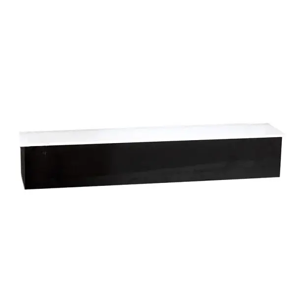 Buffet Original Improvements Bar Back Riser, 1-Step x 48” black custom laminates available, 010RLB481 Buffet Enhancements