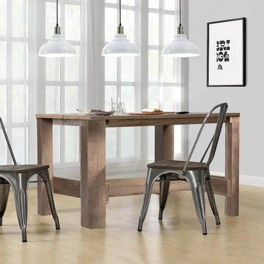 Costway Multifunctional Counter Height Dining Table Dining Room and Kitchen, HW66305
