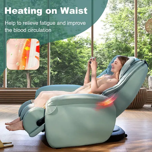 Costway Soothe 26 - Full Body Zero Gravity Massage Chair Pillow, Green, JL10026WL-GN