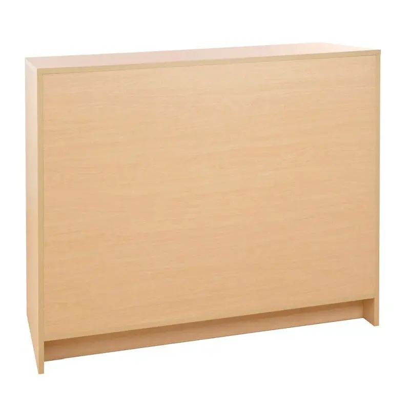 Econoco Easy-Install 48" Long Wrap Counter Unit, White, PW/WC48W