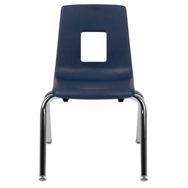 Flash Deluxe Furniture Mickey Advantage Navy Student Stack School Chair 14", ADV-SSC-14NAVY Flash Furniture