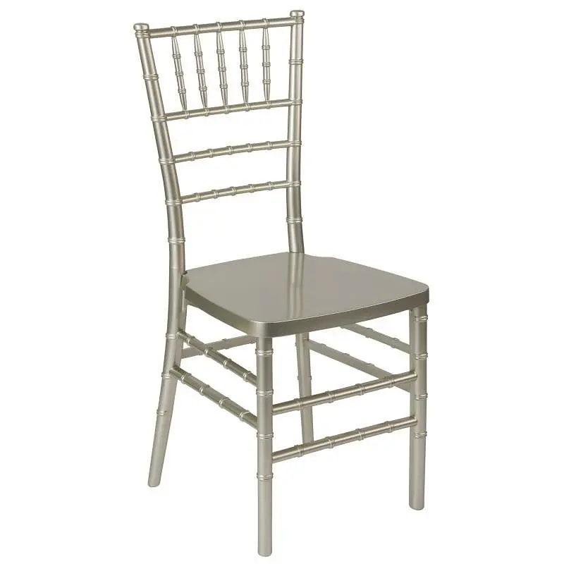 Flash Efficient Furniture HERCULES PREMIUM Series Champagne Resin Stacking Chiavari Chair, LE-CHAMP-GG Flash Furniture