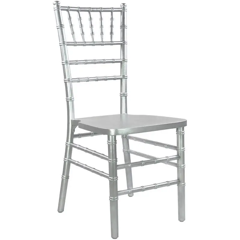 Flash Furniture Advantage Brushed Silver Chiavari Chair, WDCHI-S
