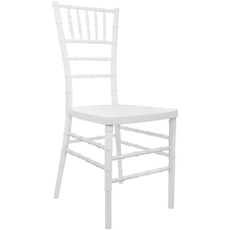 Flash Furniture Advantage Cream Resin Chiavari Chair, RSCHI-W