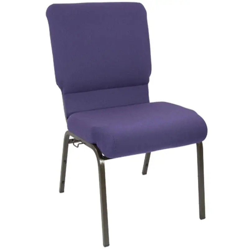 Flash Furniture Advantage Eggplant Church Chair 18.5 . Wide, PCHT185-115