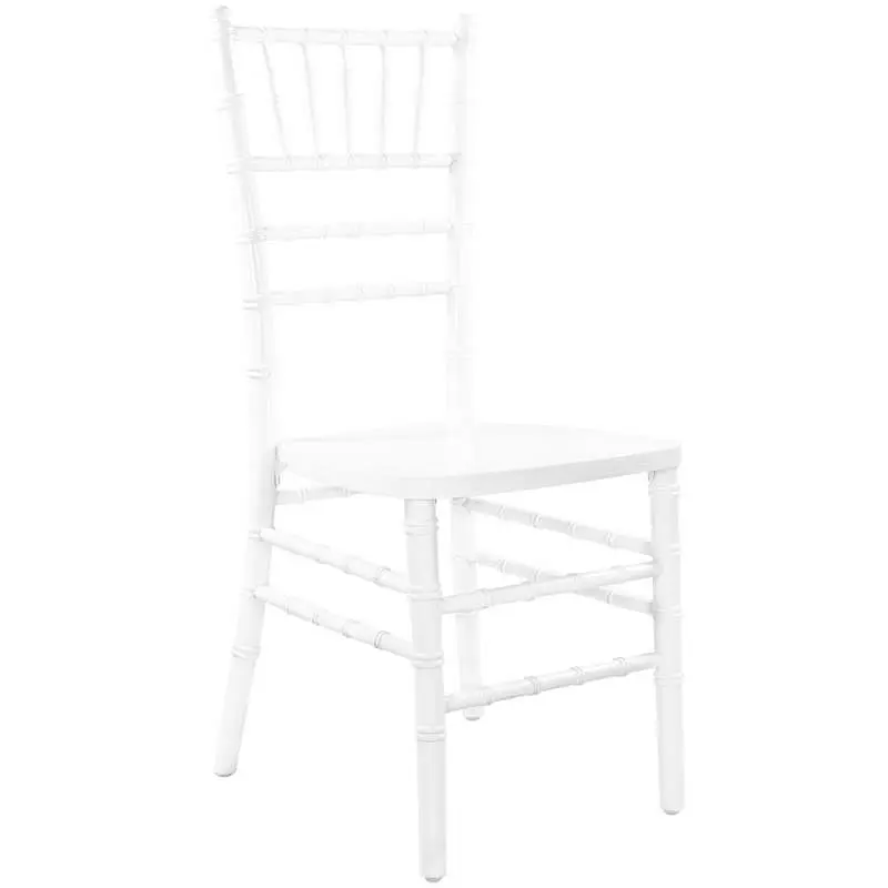 Flash Furniture Advantage White Chiavari Chair, WDCHI-W