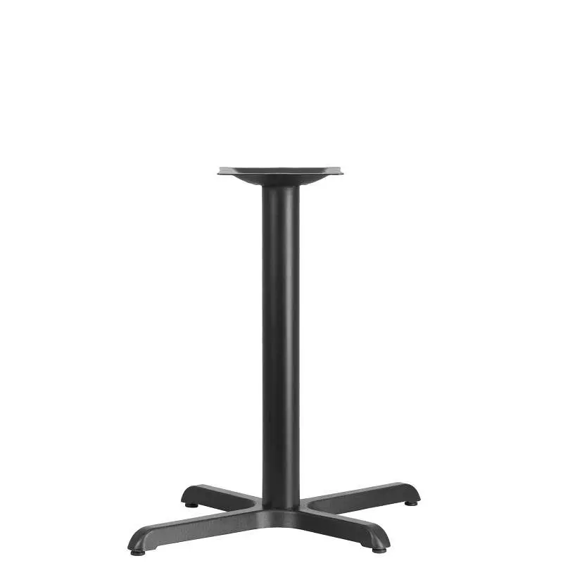 Flash Furniture Beverly 23.75'' x 30'' Restaurant Table X-Base 3'' Dia. Table Height Column,...