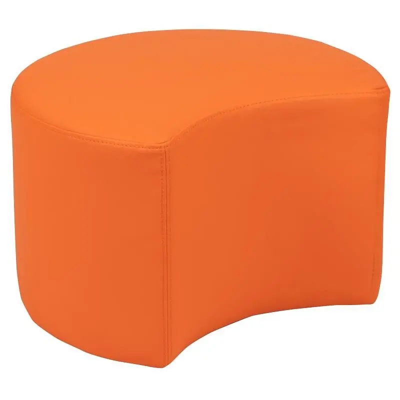 Flash Pro-Series Furniture Nicholas Soft Seating Flexible Moon Classrooms and Daycares - 12" Seat Height (Orange), ZB...