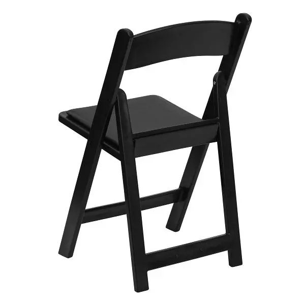 Flash Safety Furniture Hercules Folding Chair, Black Resin, 800LB Threaded Capacity, Cozy Event Light Weight Folding Chair...