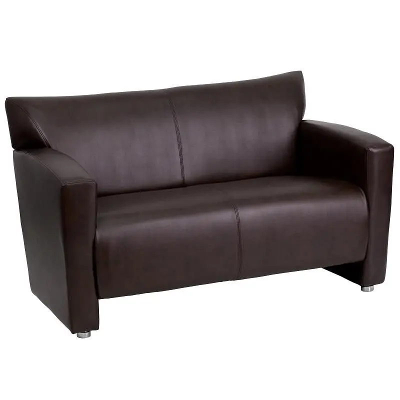 Flash Streamlined Furniture HERCULES Majesty Series Brown LeatherSoft Loveseat, 222-2-BN-GG Flash Furniture