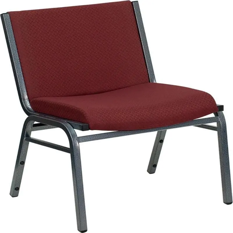 Flash Top-Quality Furniture HERCULES Series Big and Tall 1000 lb. Rated Burgundy Fabric Stack Chair, XU-60555--GG Flash Fu...
