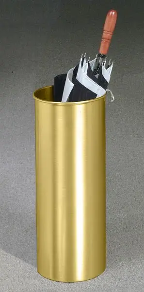 Glaro Umbrella Stand, Satin Yellow Brass, 10 Quality Size only Umbrella capacity, 921-BE