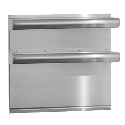 Imperial Jumbo Heavy Duty Backguard/Flue Riser, 72", (2) high shelves, DHS-72