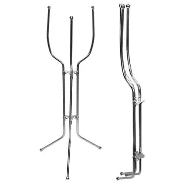 International Tableware Holloware Champagne Bucket Stand, Brushed Silver, IBS-VI-