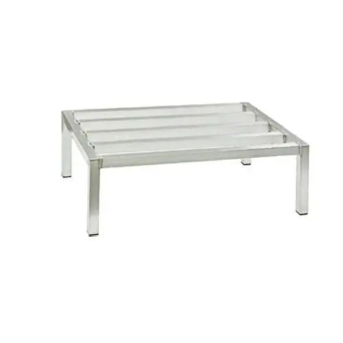 New Age Industrial Dunnage Rack, 60"W x 24"D x 8"H, All Welded Aluminum Construction, 6016