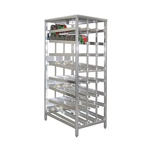New Extra-Strong Age Industrial First , First Out Can Rack, Stationary Design, 97294 New Age Industrial