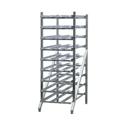 New Weatherproof Age Industrial Can Storage Rack, Stationary Design Adjustable Feet, Sloped Glides, 26x47x71", 1256 N...