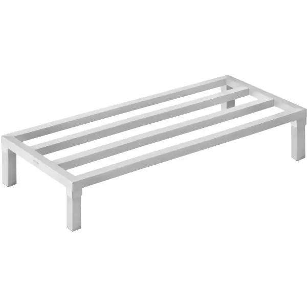 VEVOR Aluminum Dunnage Rack Stationary Dunnage Rack 48" x 20" x 8", Max Weight Threaded Capacity 1800 lbs, ...