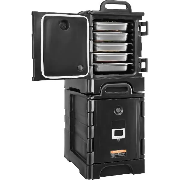VEVOR Commercial-Grade Insulated Food Pan Carrier Stackable Catering Dishbox 81QTx 2 Chafing Dish, SPBWXHSLLDPEMIT1WV0