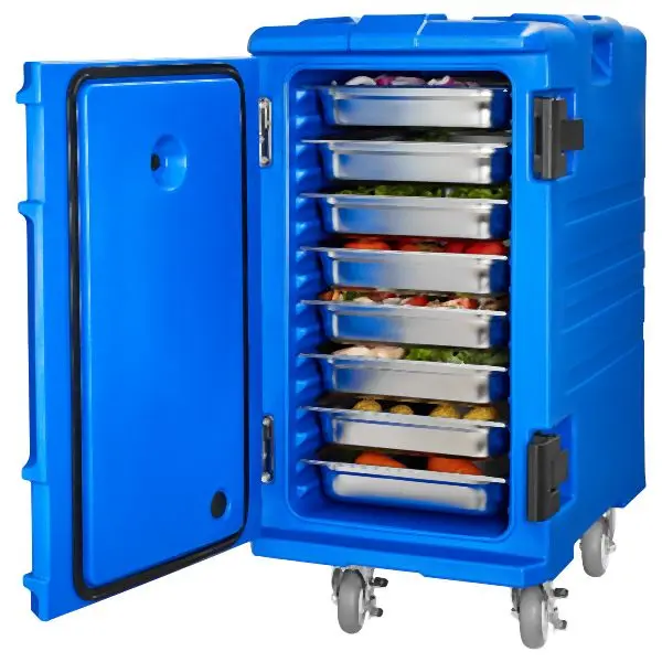 VEVOR Insulated Food Pan Carrier Stackable Catering Dishbox 120L Chafing Dish, SPBWXLSLLDPERAWODV0