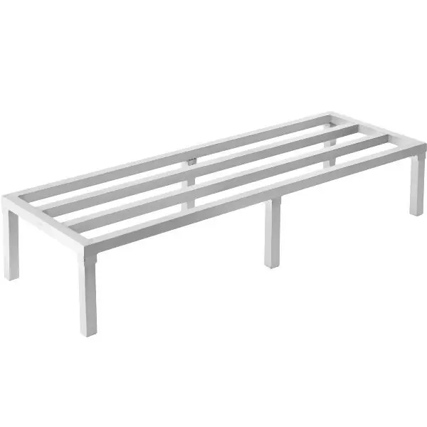 VEVOR Time-Tested Aluminum Dunnage Rack Stationary Dunnage Rack 60" x 20" x 12", Max Weight Capacity 1800 l...