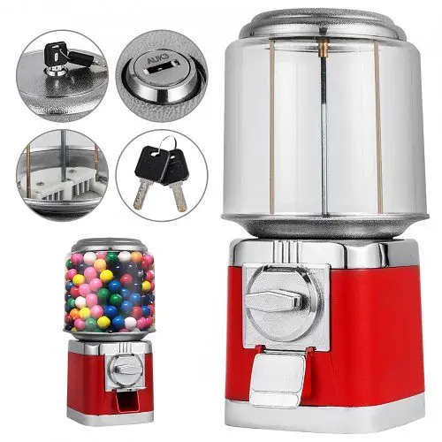 VEVOR Time-Tested Wholesale Vending Products All Metal Bulk Vending Gumball Machine, AK202YTTGJ0000001V0