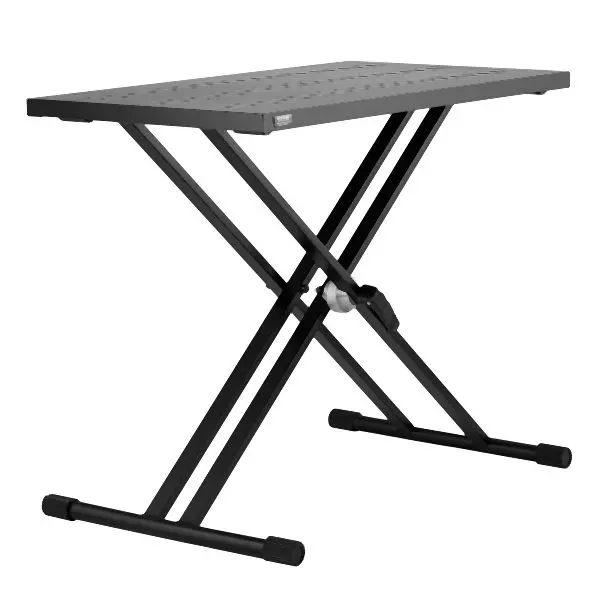 VEVOR Travel-friendly DJ Table Double-X Braced Keyboard Stand, Adjustable Height 26.97-33.66 , XXDJGZTHJG271VLN8V0