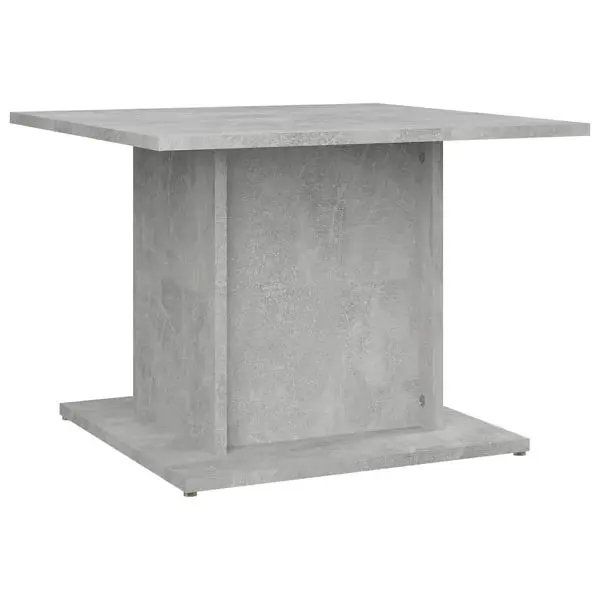 vidaXL Coffee Table Concrete Gray 21.9"x21.9"x15.7" Engineered Wood, 810320
