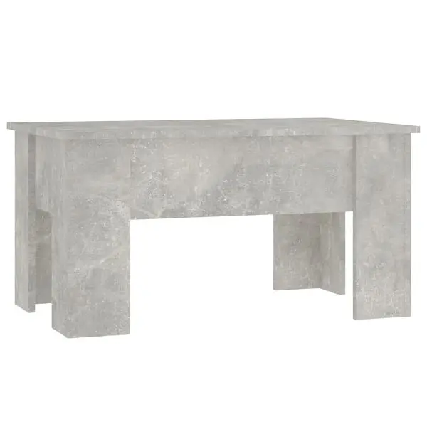 vidaXL Coffee Table Concrete Gray 31.1"x19.3"x16.1" Engineered Wood, 809696