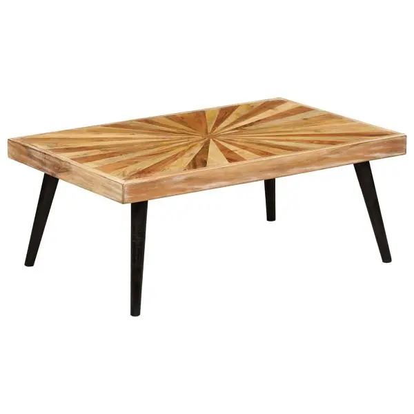 vidaXL Coffee Table Solid Mango Wood 35.4"x21.7"x14.2", Brown colored, 246163