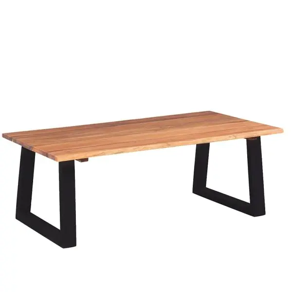 vidaXL Distinctive Coffee Table Solid Acacia Wood 43.3"x23.6"x15.7", Beige colored, 244996