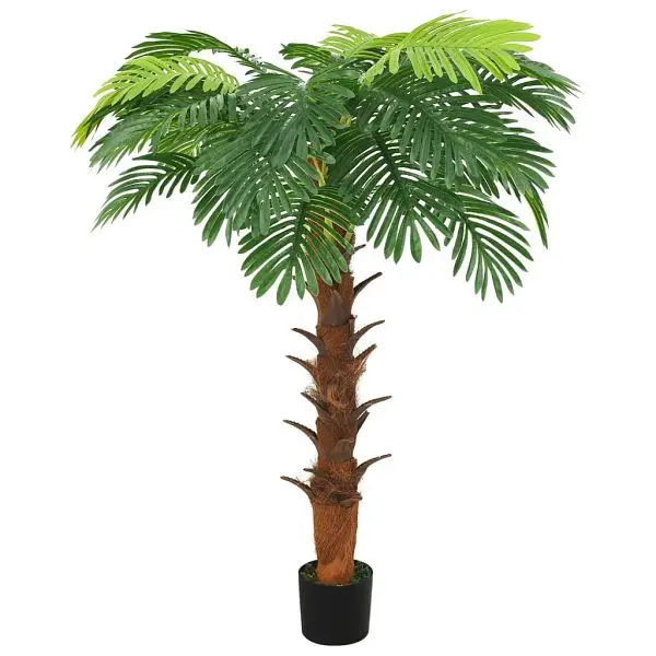 vidaXL Flexible Artificial Cycas Palm Pot 63" Green, 336308