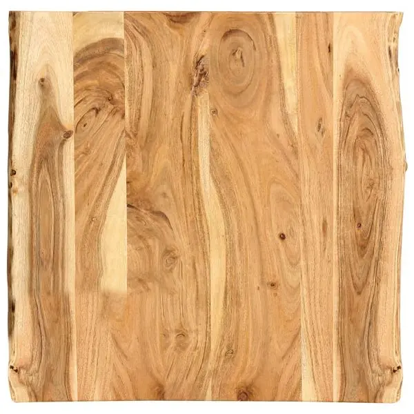 vidaXL Recyclable Table Top Solid Acacia Wood 22.8"x(19.7"-23.6")x1", Brown colored, 286327