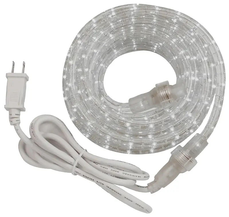 AmerTac LROPE24W Rope Portable, 120 VAC, 2 W, 288-Lamp, LED Lamp, Daylight Light, 280 Lumens Lumens, 4500 K Color Temp