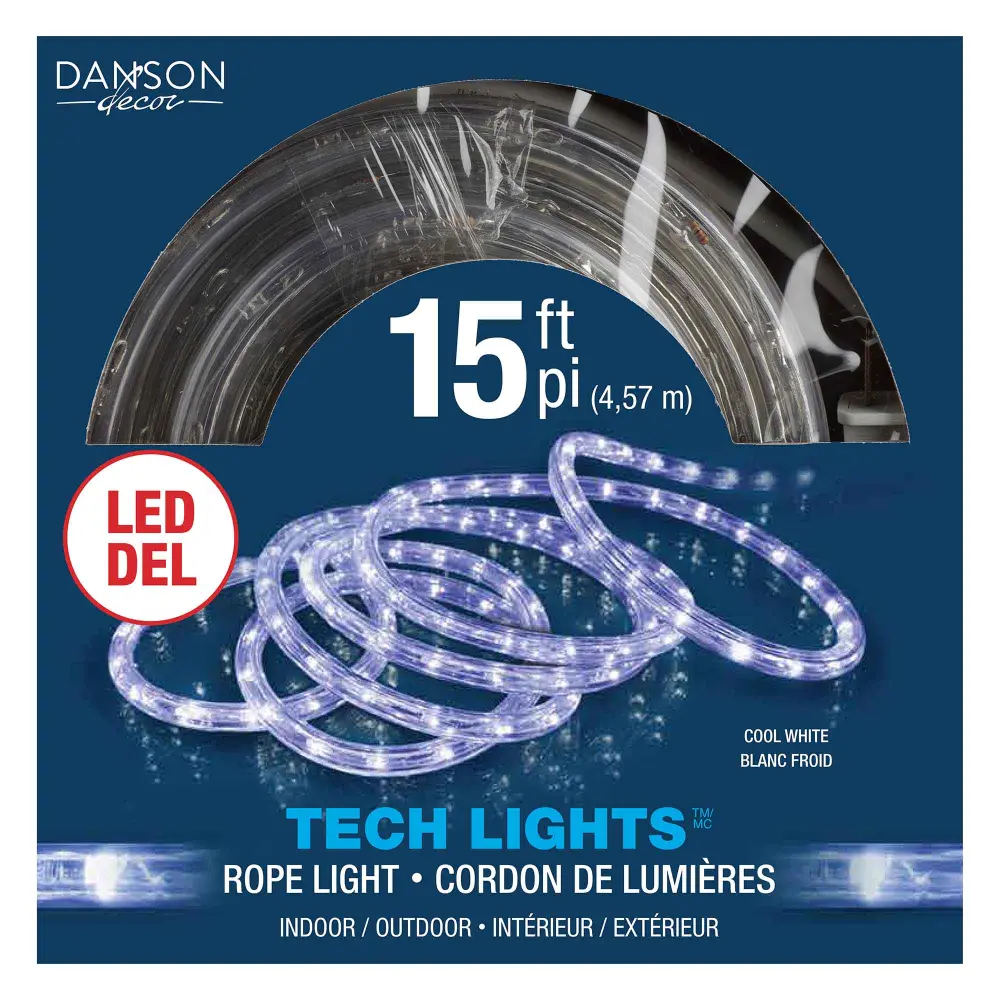 Rope Buoyant 120 LED 15' (4.57 m), Cool White